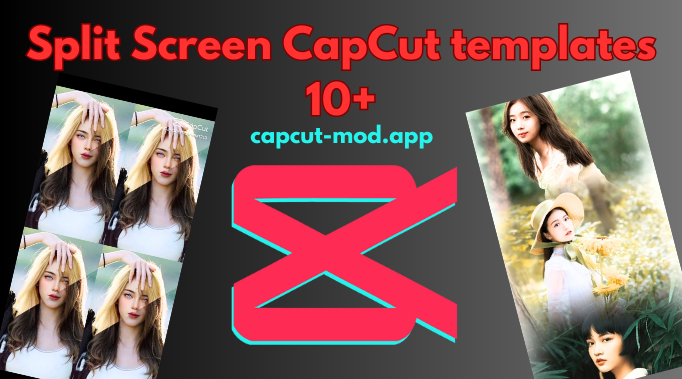 split screen capcut template